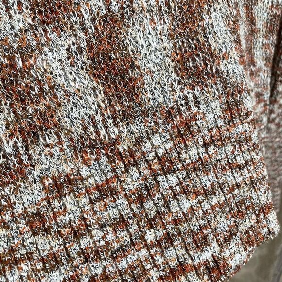 Free People Blair Spacedye Pullover Sweater Black Coffee Combo Small NWT - Picture 3 of 9